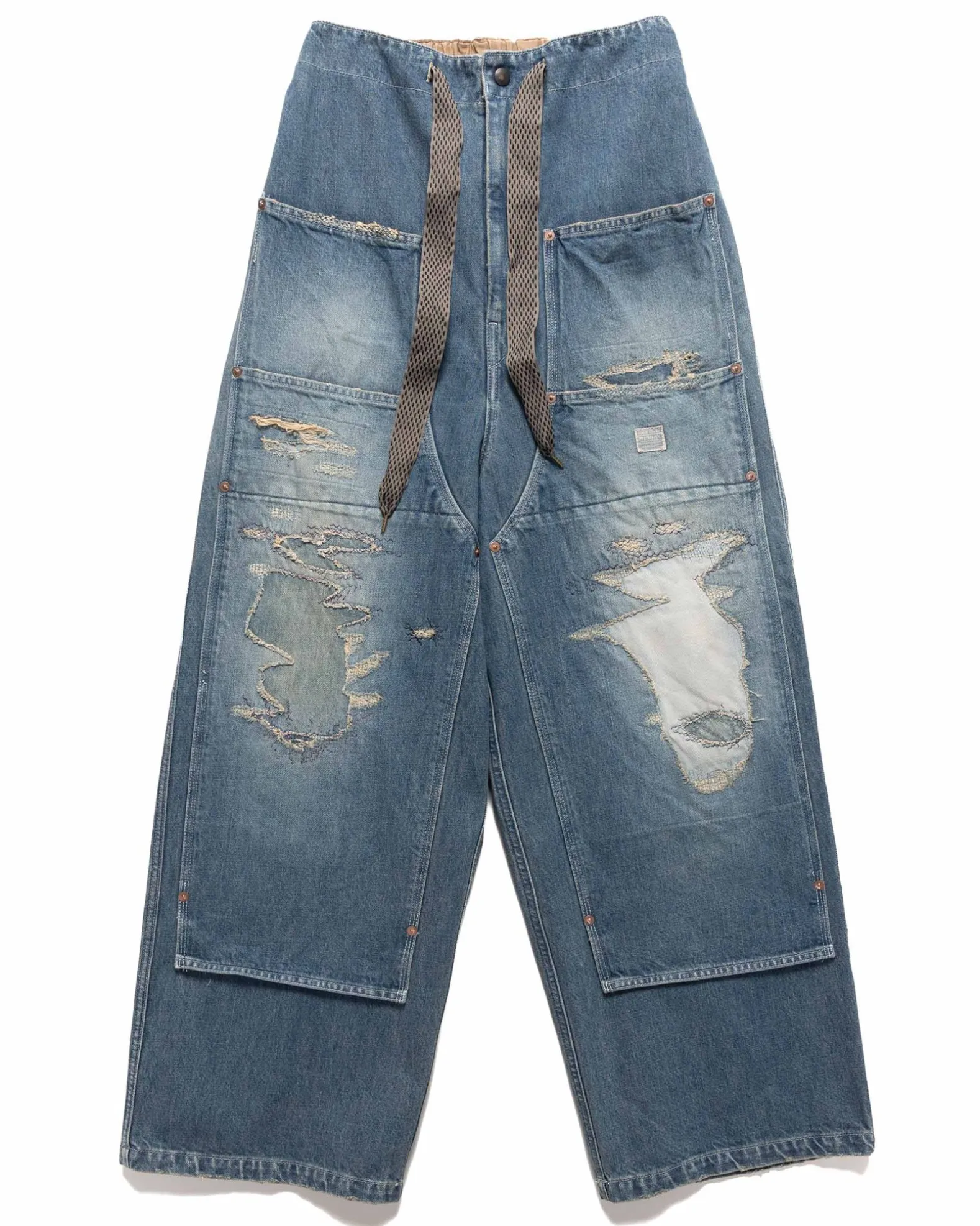 14Oz Denim W-Knee Easy Baggy Pants (Dixie Lumber Remake) Pro