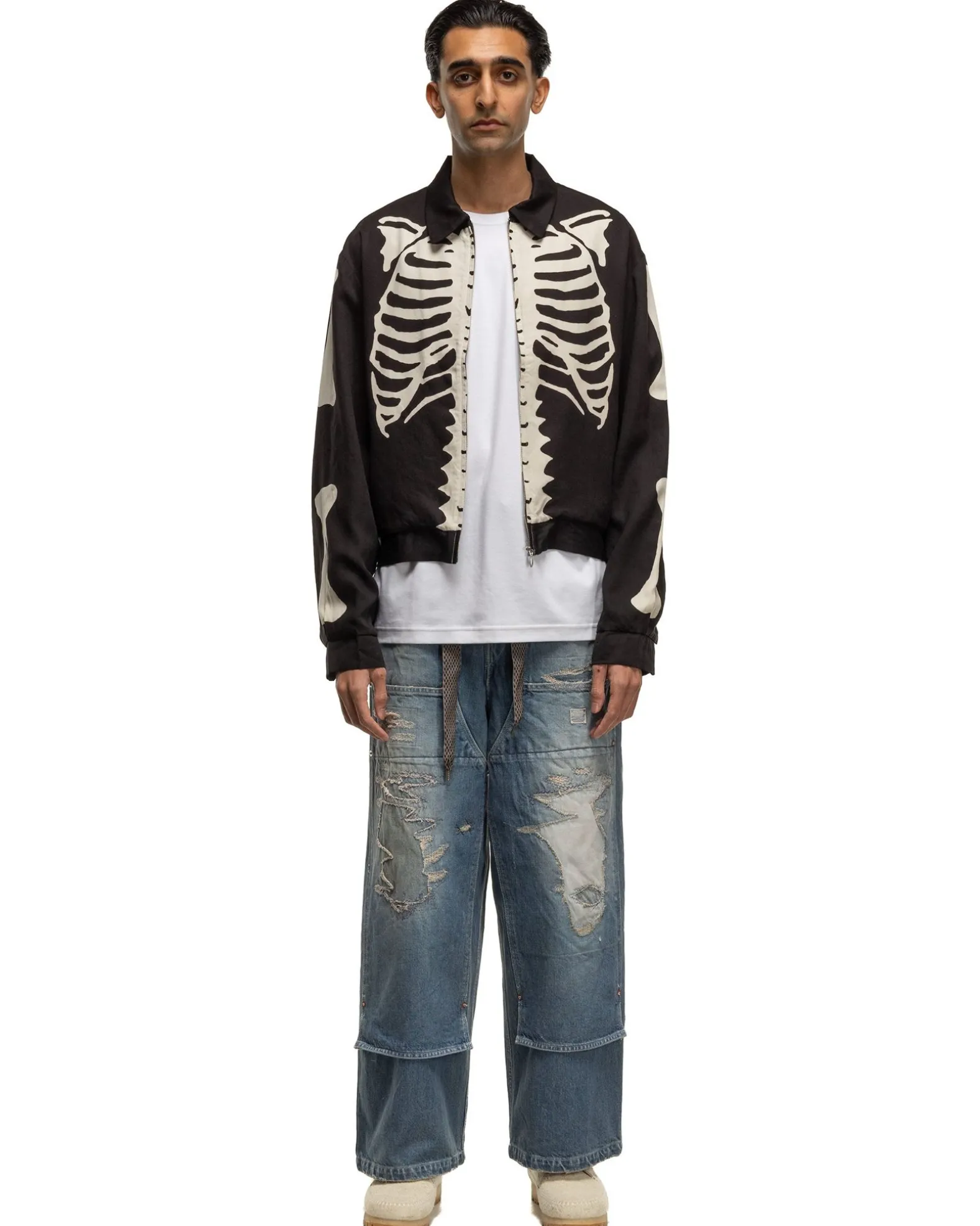 14Oz Denim W-Knee Easy Baggy Pants (Dixie Lumber Remake) Pro