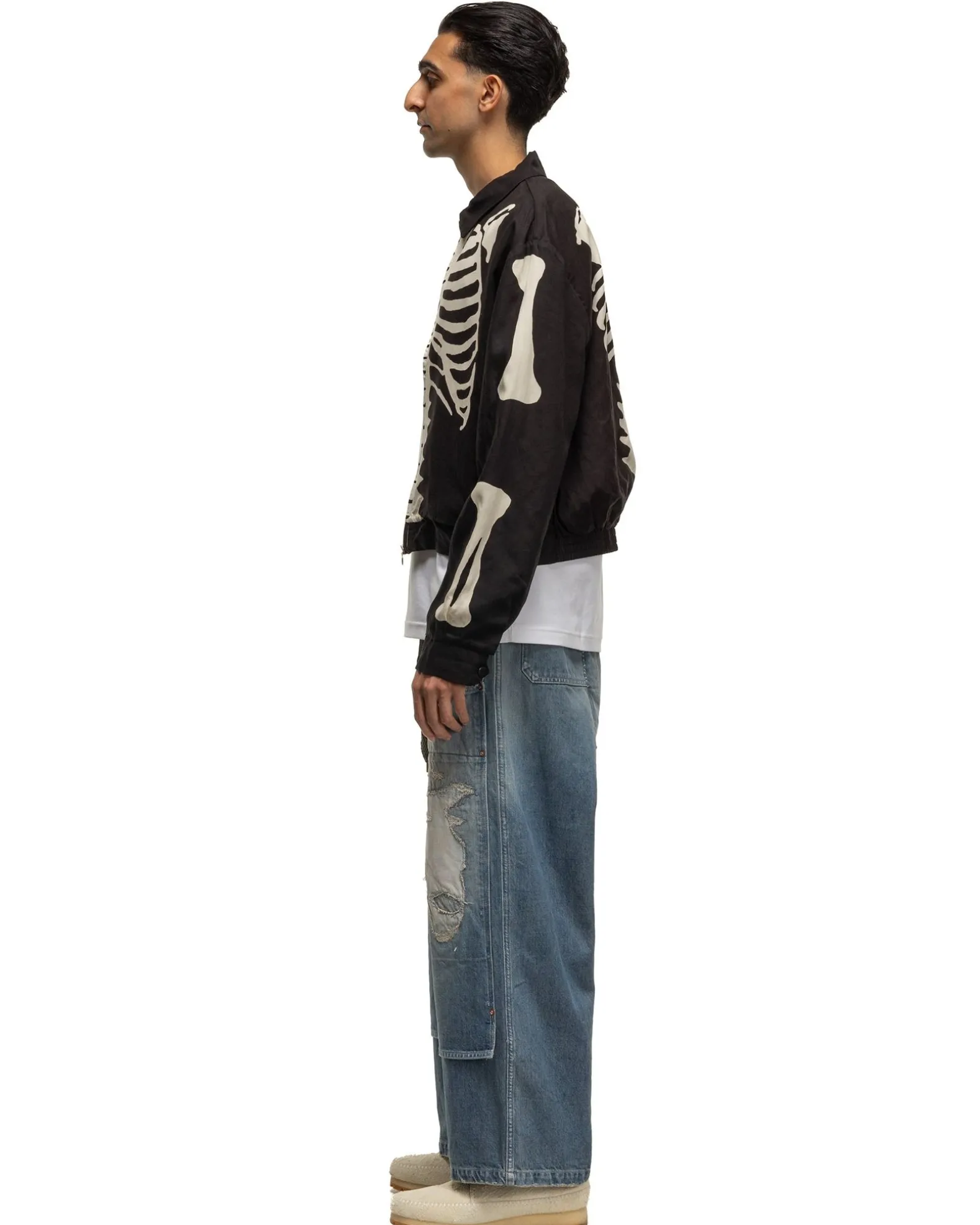 14Oz Denim W-Knee Easy Baggy Pants (Dixie Lumber Remake) Pro