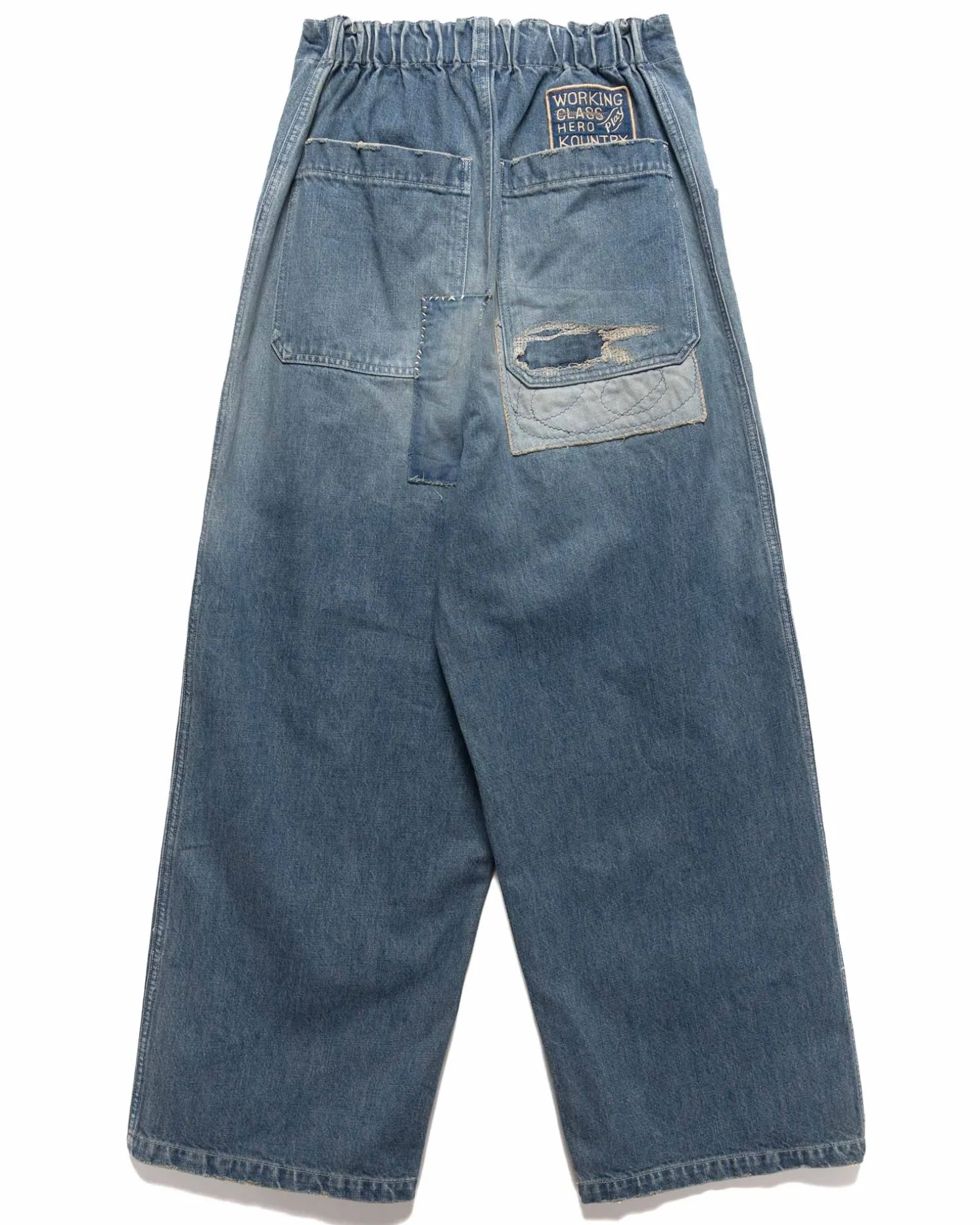 14Oz Denim W-Knee Easy Baggy Pants (Dixie Lumber Remake) Pro