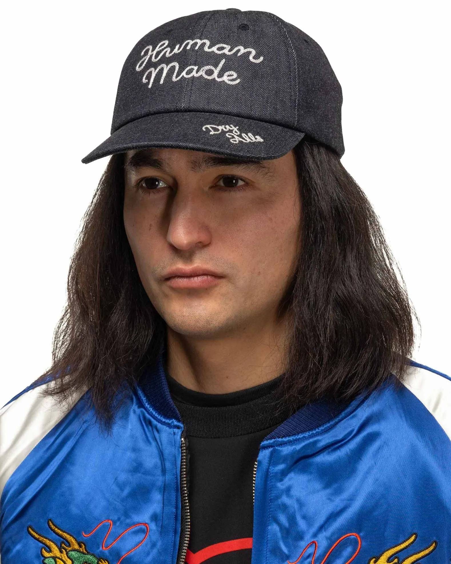 6 Panel Denim Cap Indigo