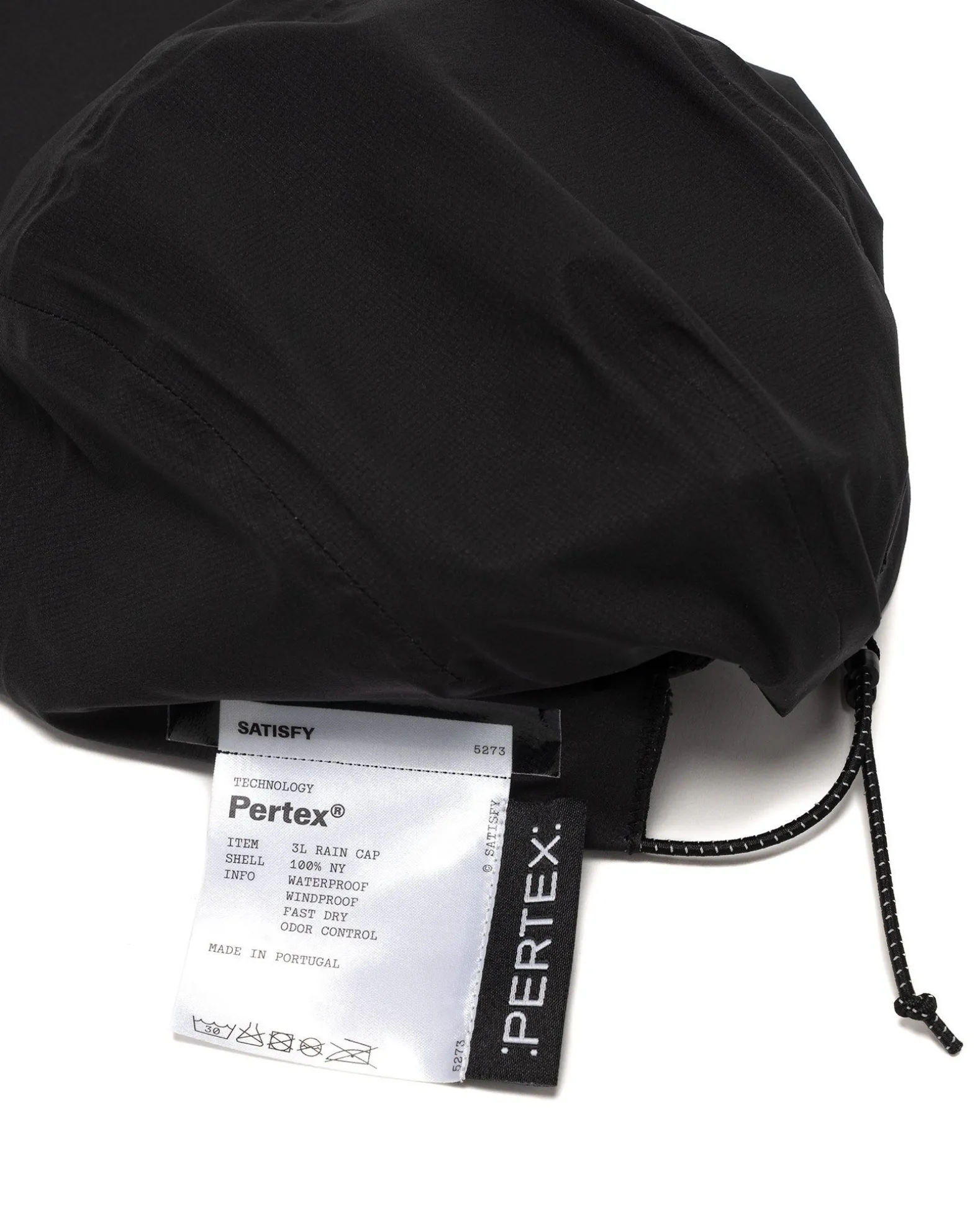 Pertex 3L Rain Cap Black