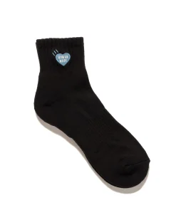 Pile Short Socks Black