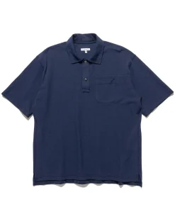 Polo Shirt Cotton Pique Navy