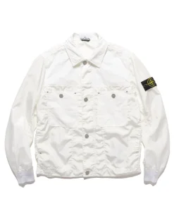 Polyester Tela David Light-Tc Jacket White