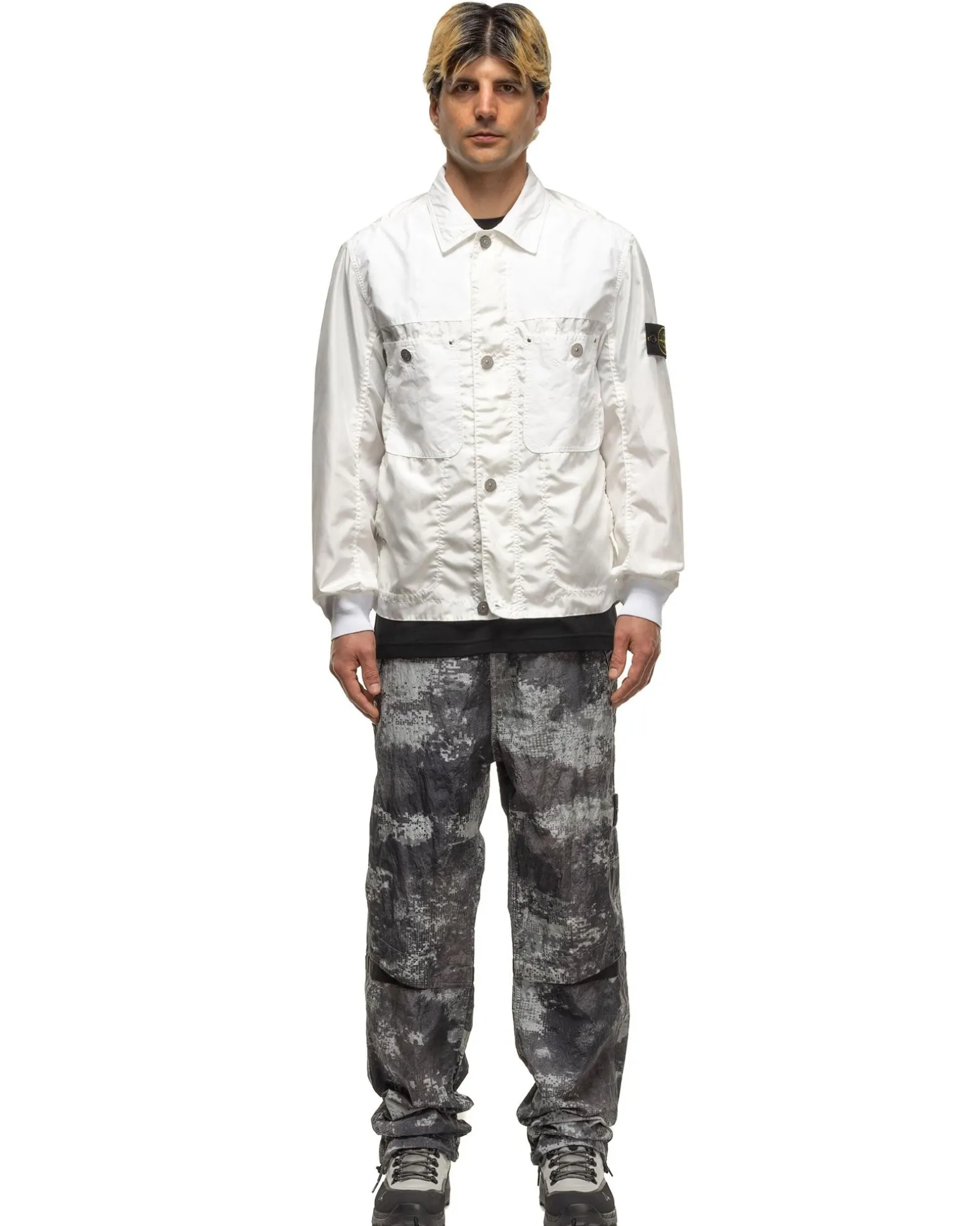 Polyester Tela David Light-Tc Jacket White