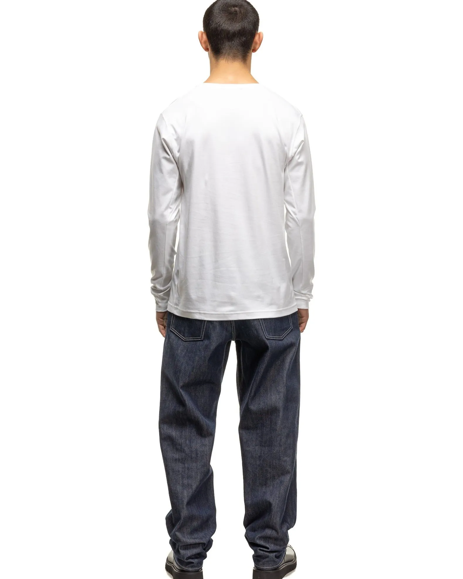 Prime Standard Fit T-Shirt L/S-Suvin Cotton Jersey White