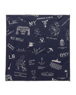 Printed Bandana Ny Navy
