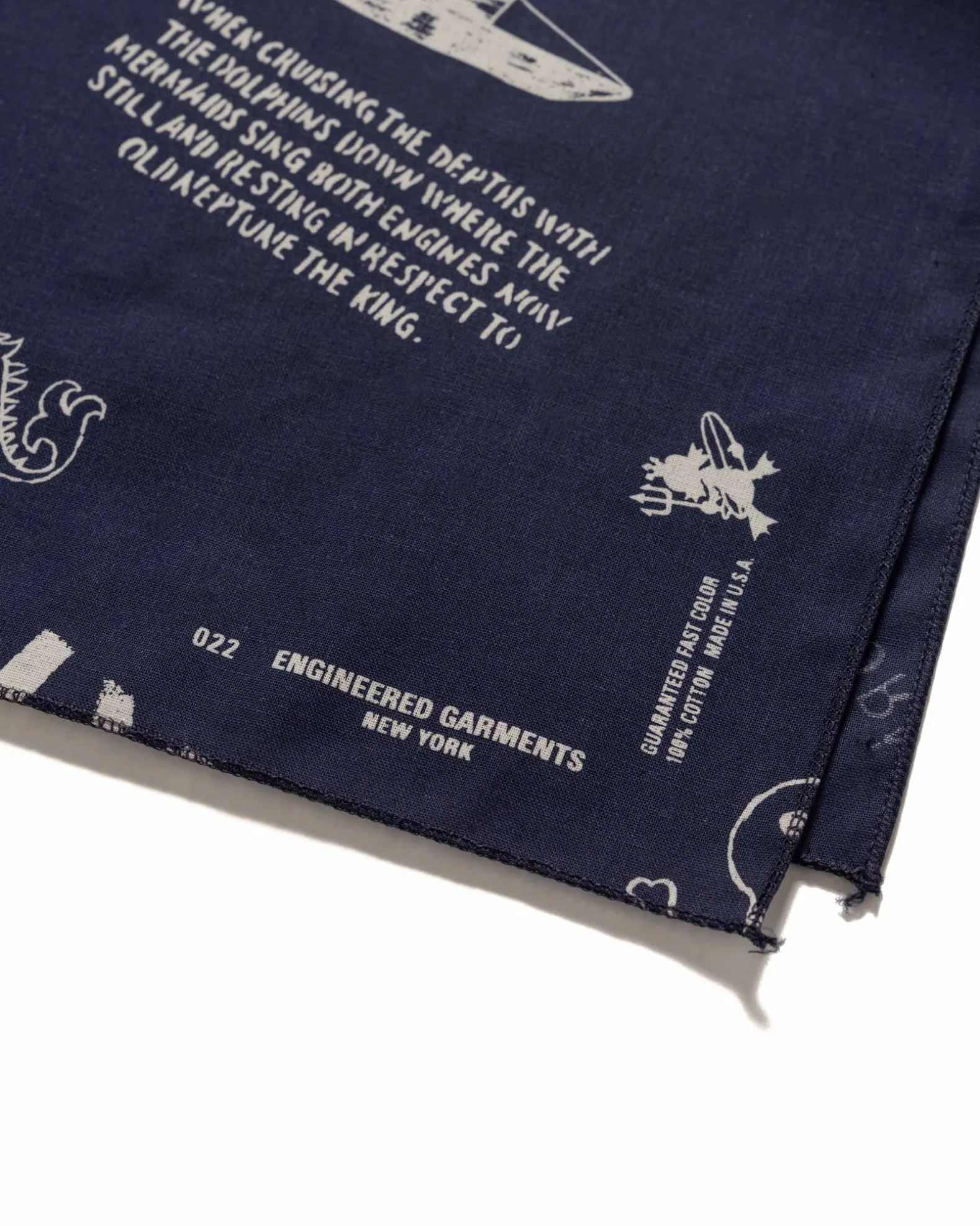 Printed Bandana Ny Navy