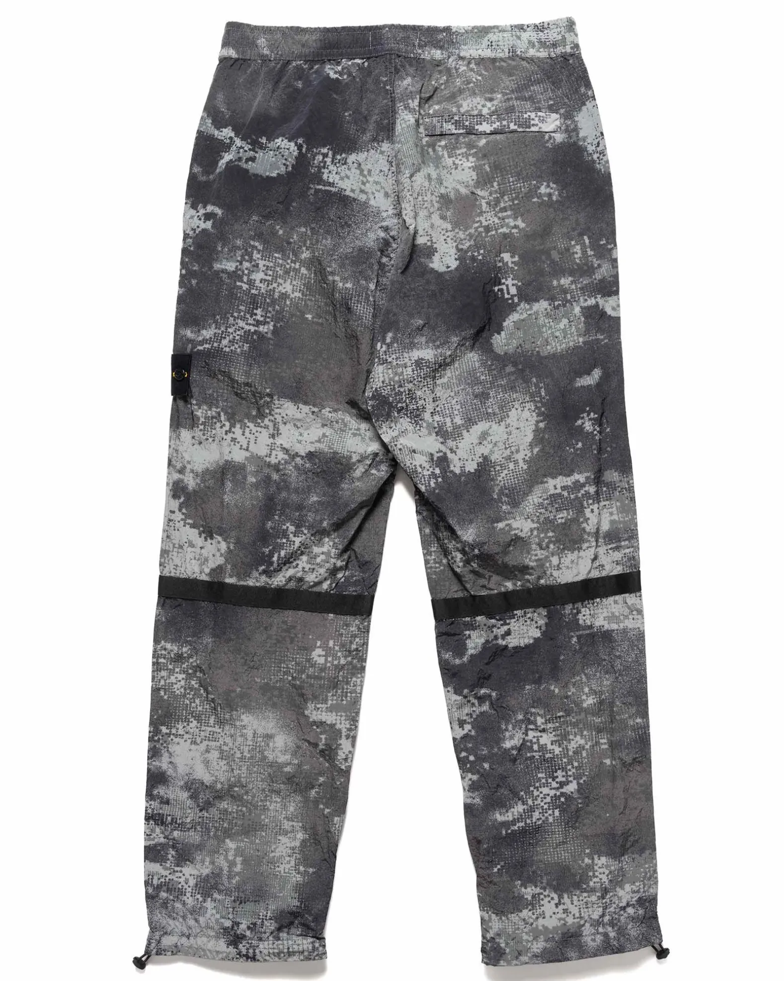 Printed Shell Pants Grey