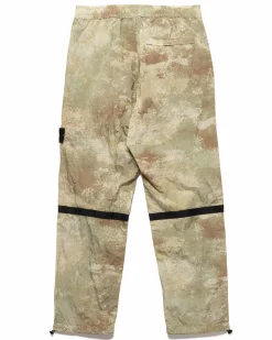 Printed Shell Pants Natural Beige