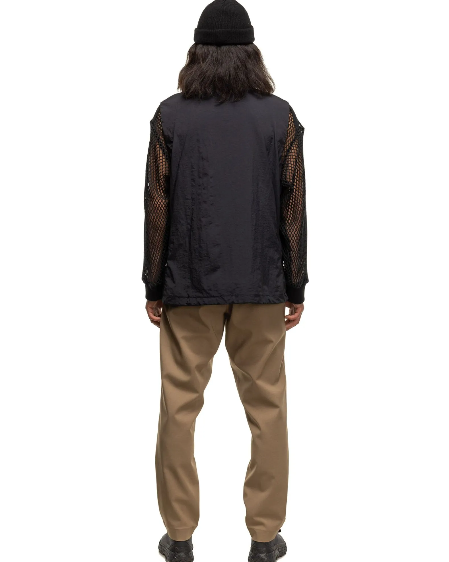 Pt-Cb108 Diagonal Pleats Grey Beige