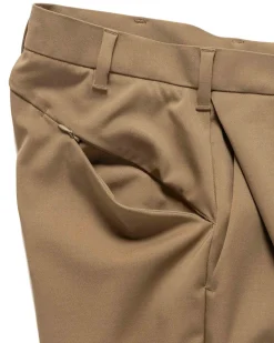 Pt-Cb108 Diagonal Pleats Grey Beige