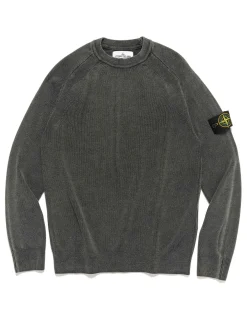 Pure Wool 'Dust' Treatment Crewneck Sweater Black