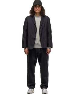 5P Zipper Front Denim Pants Indigo One Wash