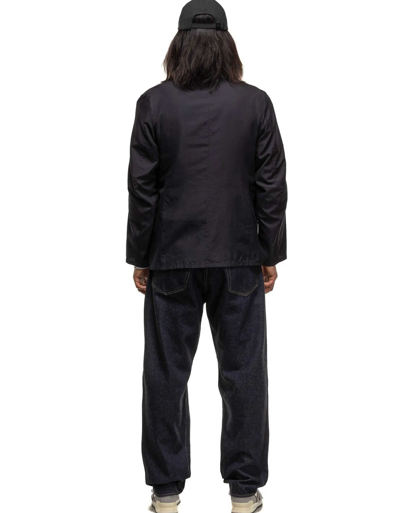 5P Zipper Front Denim Pants Indigo One Wash