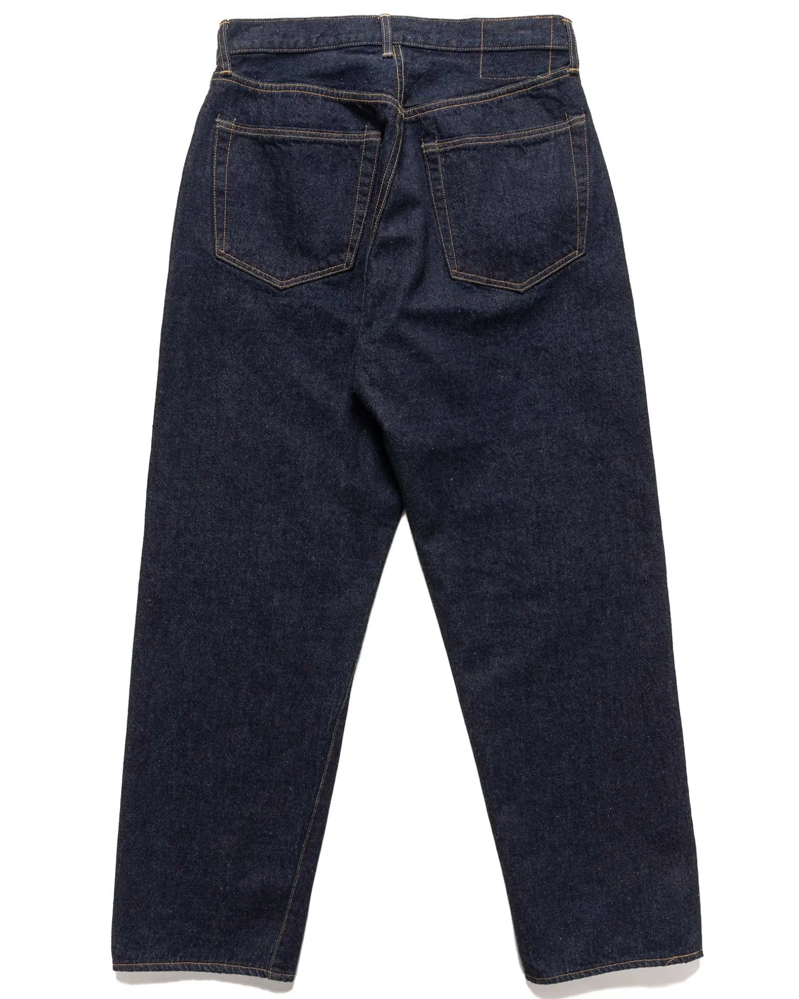 5P Zipper Front Denim Pants Indigo One Wash