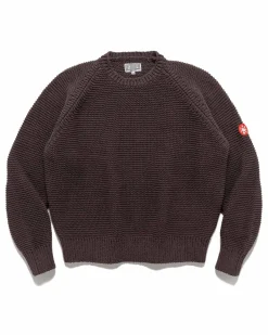 Raglan Sleeve Cotton Knit Grey