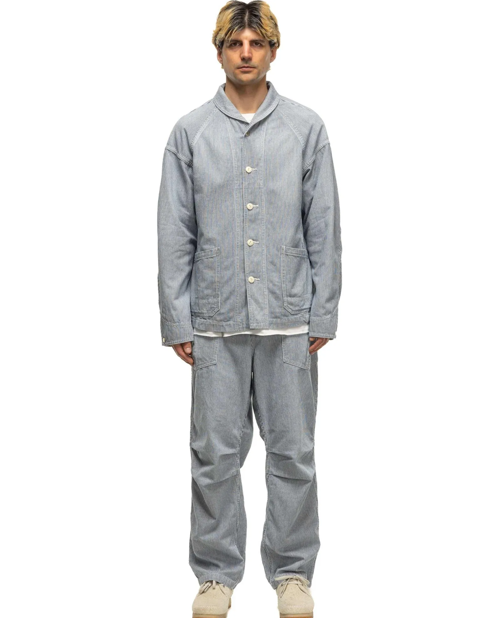 Rancher Jacket Cotton 10Oz Hickory Navy Stripe