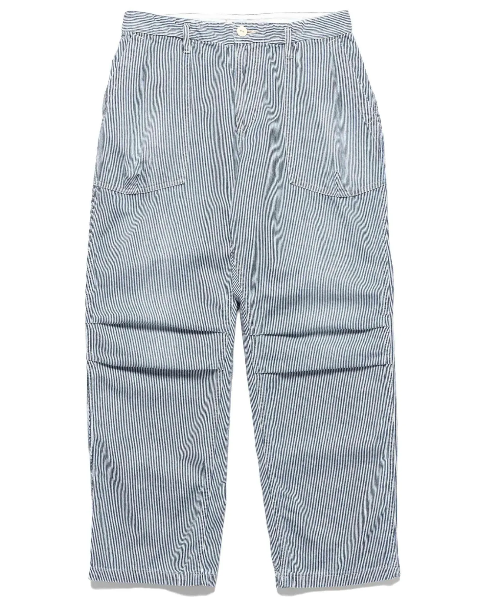 Rancher Trousers Cotton 10Oz Hickory Navy Stripe