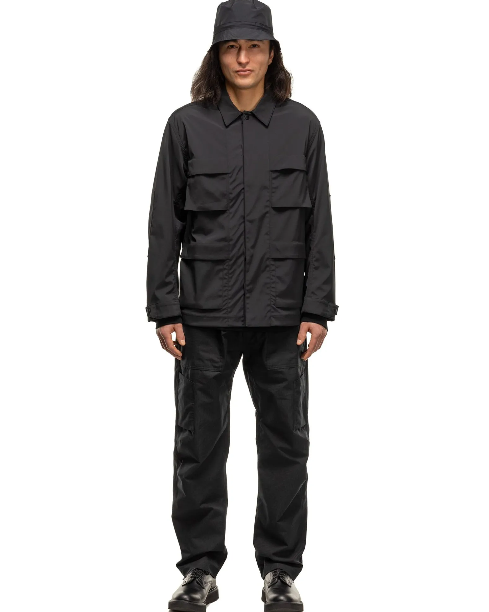 Recon Jacket-Gore-Tex Windstopper® 3L Nylon Ripstop Black