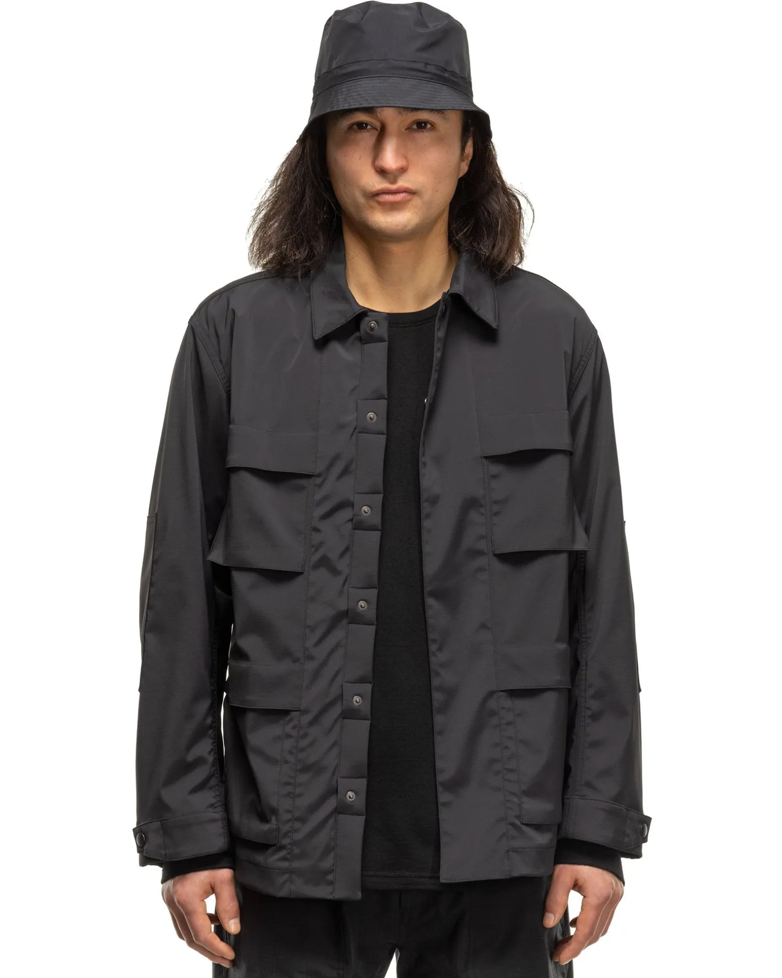 Recon Jacket-Gore-Tex Windstopper® 3L Nylon Ripstop Black