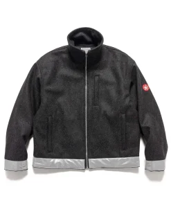 Reflect Wool Zip Jacket Charcoal