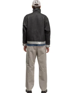 Reflect Wool Zip Jacket Charcoal