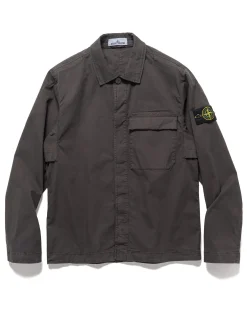 Regular Fit Overshirt Charcoal