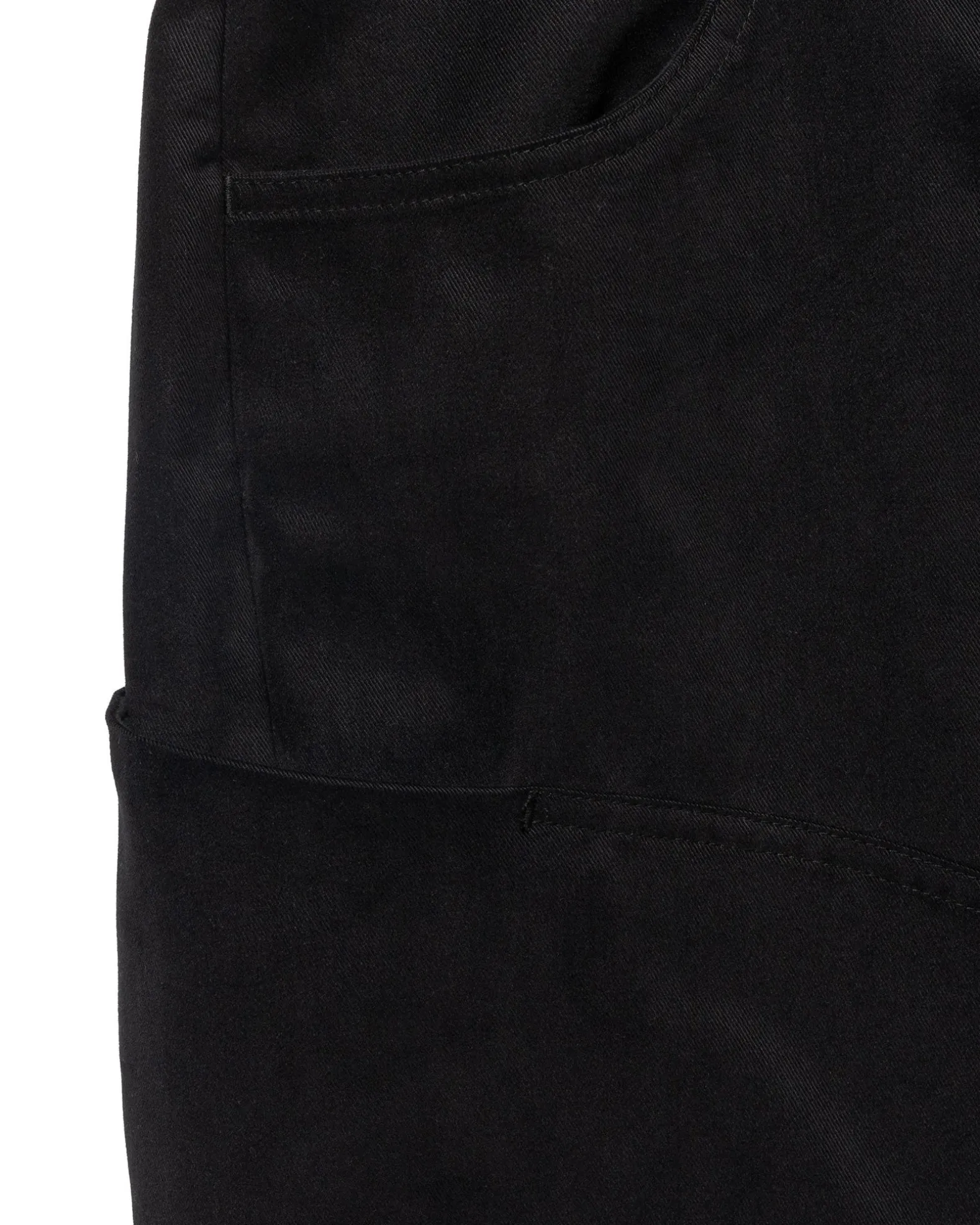 Rig Pants-Duca Visconti Emerized Cotton Twill Black