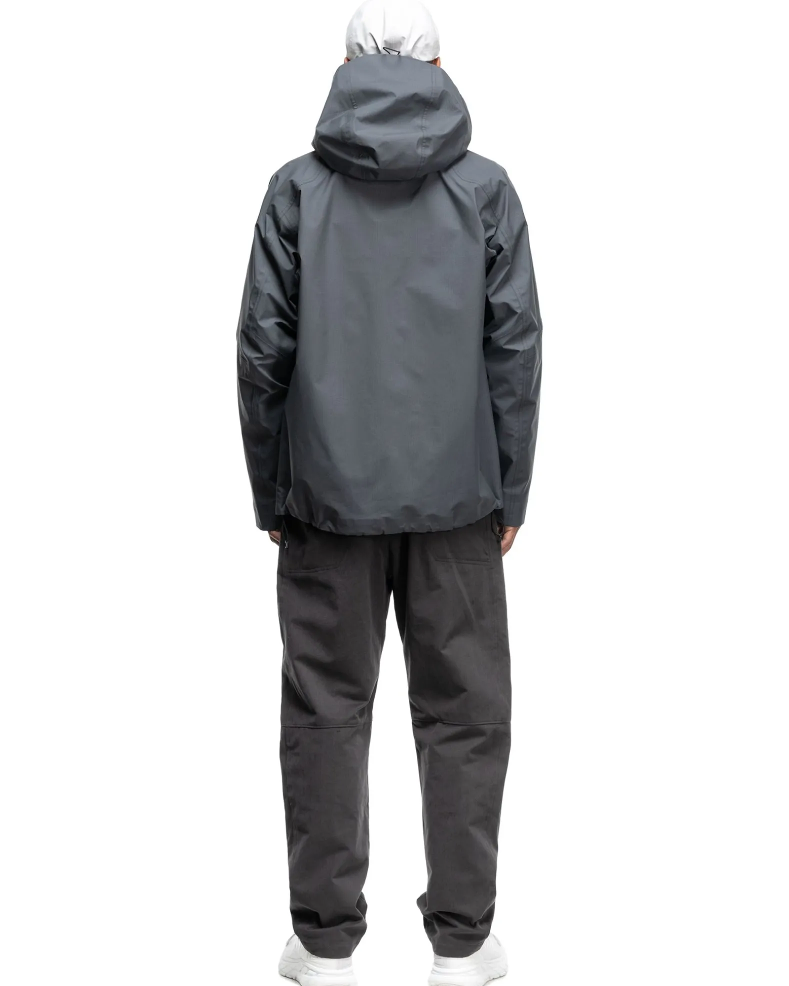 Rig Pants-Duca Visconti Emerized Cotton Twill Charcoal