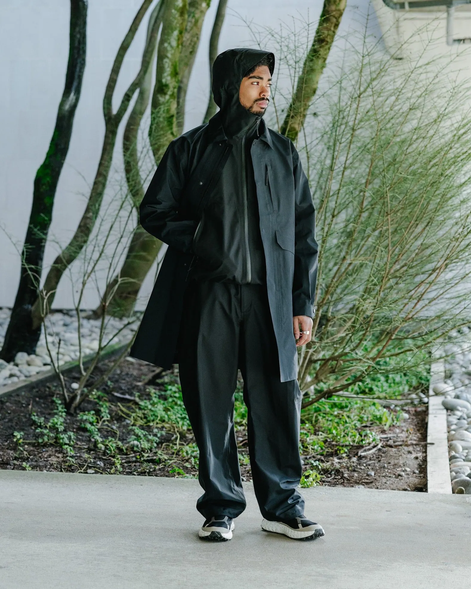Rove Packable Pant-Gore-Tex Windstopper® 3L Tricot Black