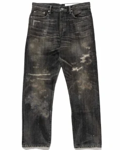 Savage Denim Dp Mid Pants Black