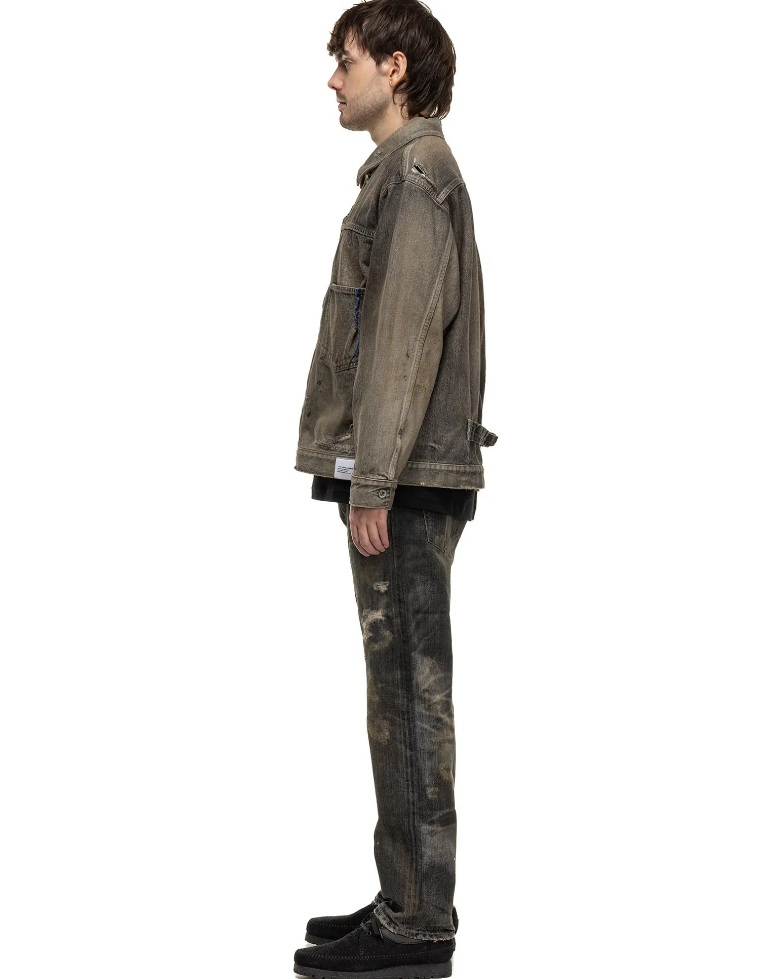 Savage Denim Dp Mid Pants Black
