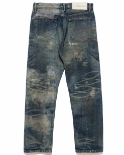 Savage Denim Dp Mid Pants Indigo