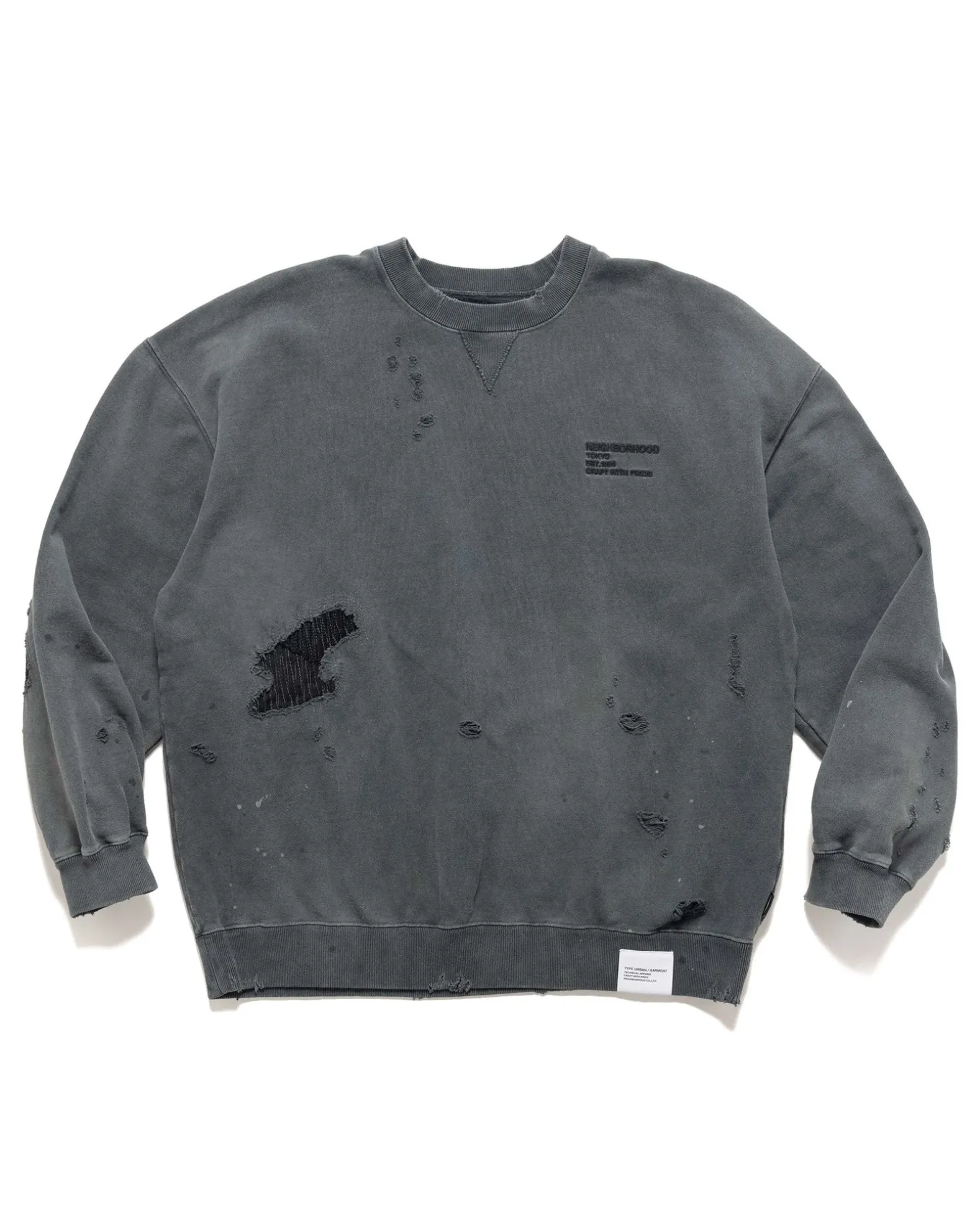 Savage Sweat Shirt Ls Black