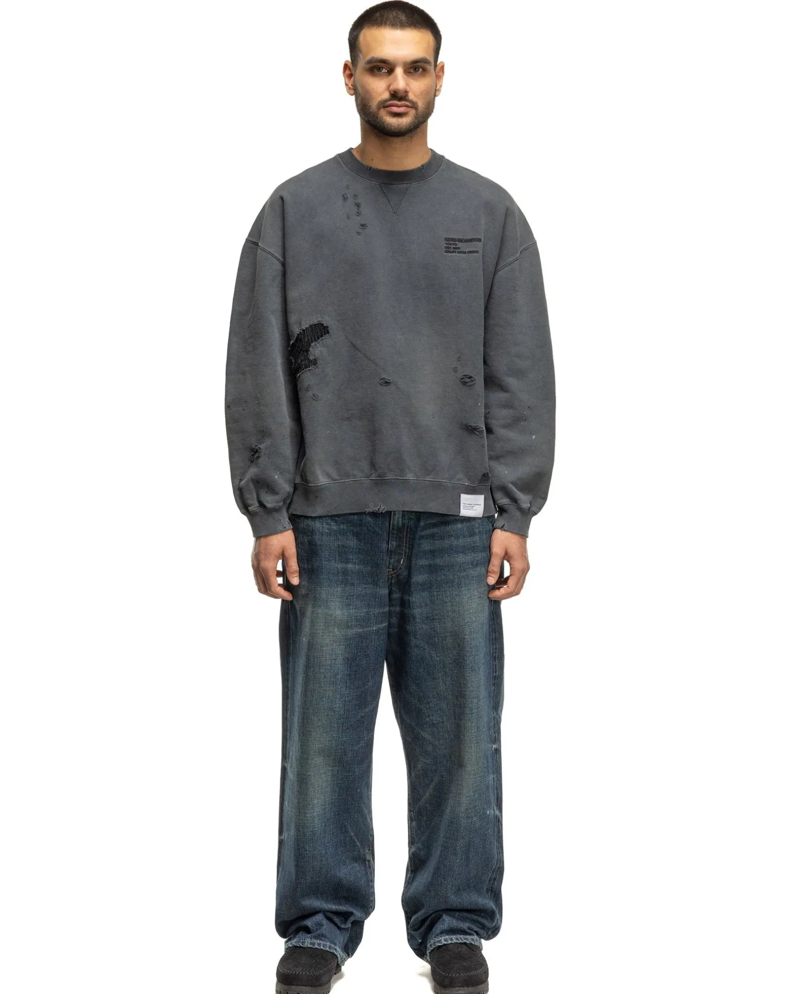Savage Sweat Shirt Ls Black