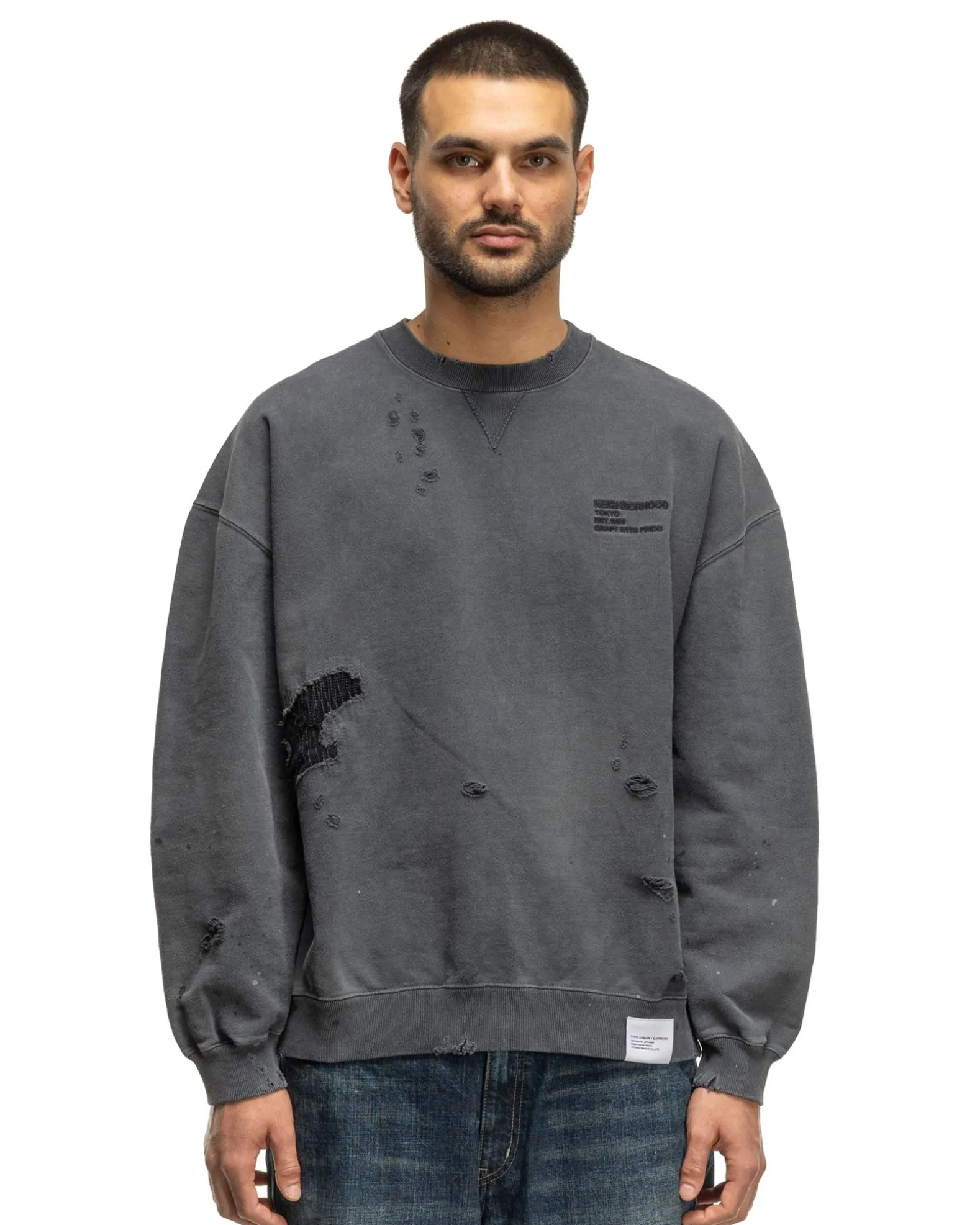 Savage Sweat Shirt Ls Black