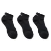 Skivvies 3 Piece Ankle Sox Black