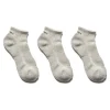 Skivvies 3 Piece Ankle Sox Grey
