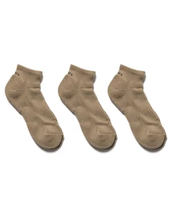 Skivvies 3 Piece Ankle Sox Olive Drab