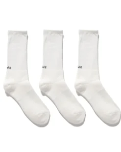 Skivvies 3 Piece Tube Sox White