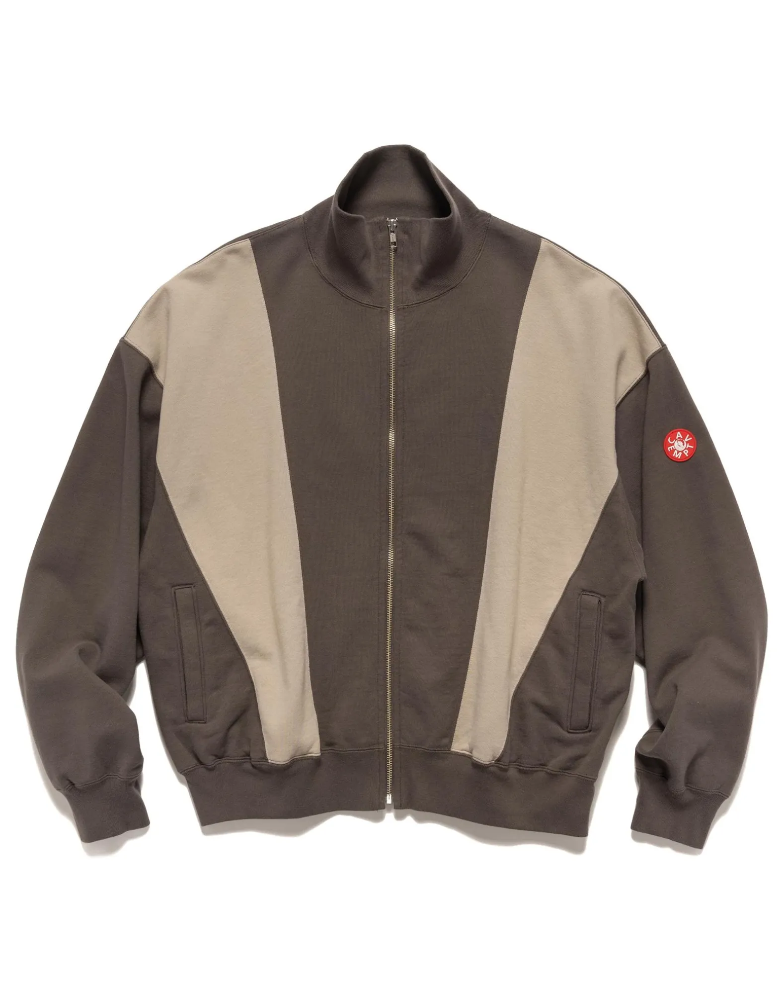 Slash Cut Zip Sweat