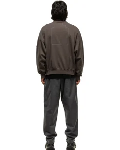 Slash Cut Zip Sweat