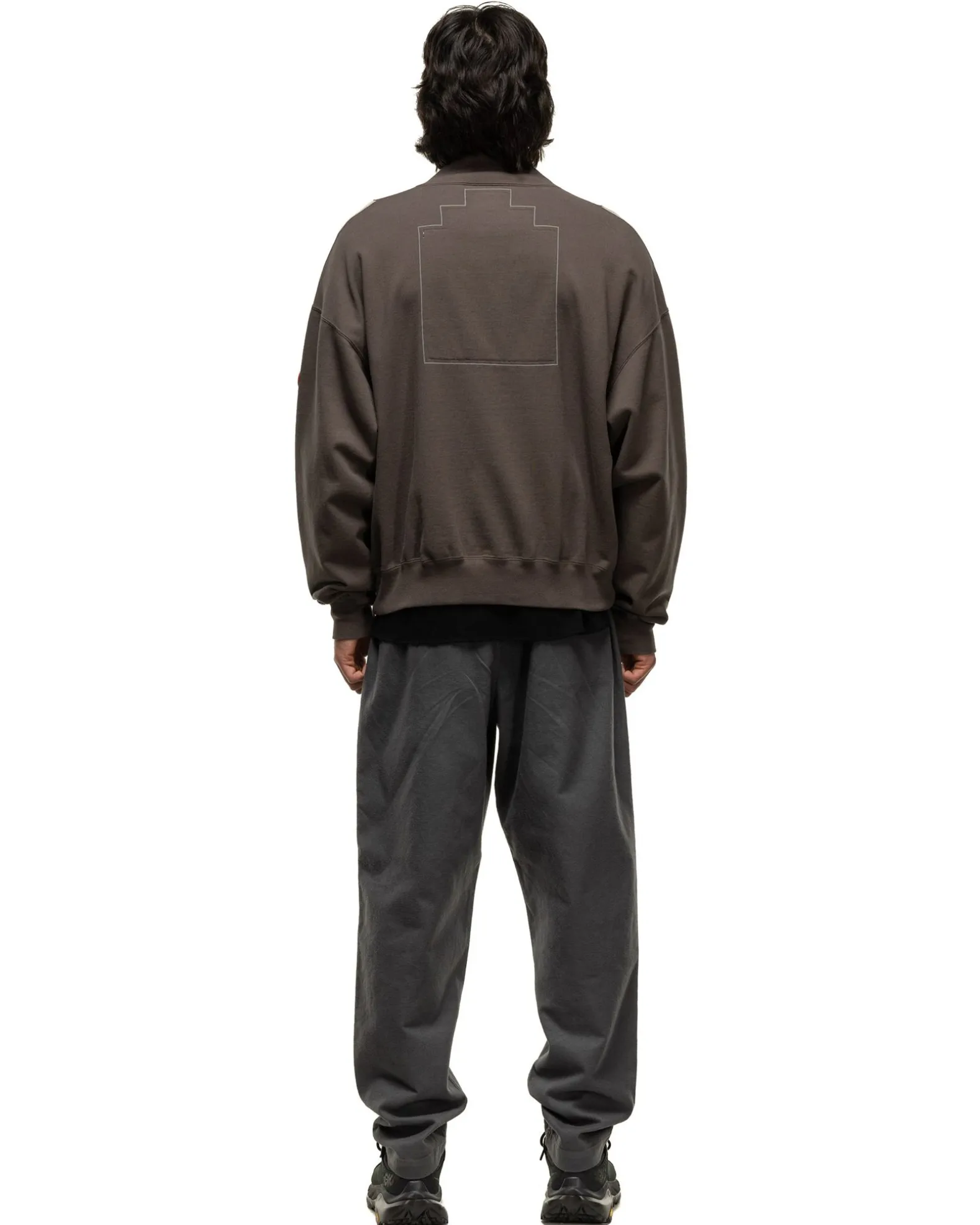 Slash Cut Zip Sweat