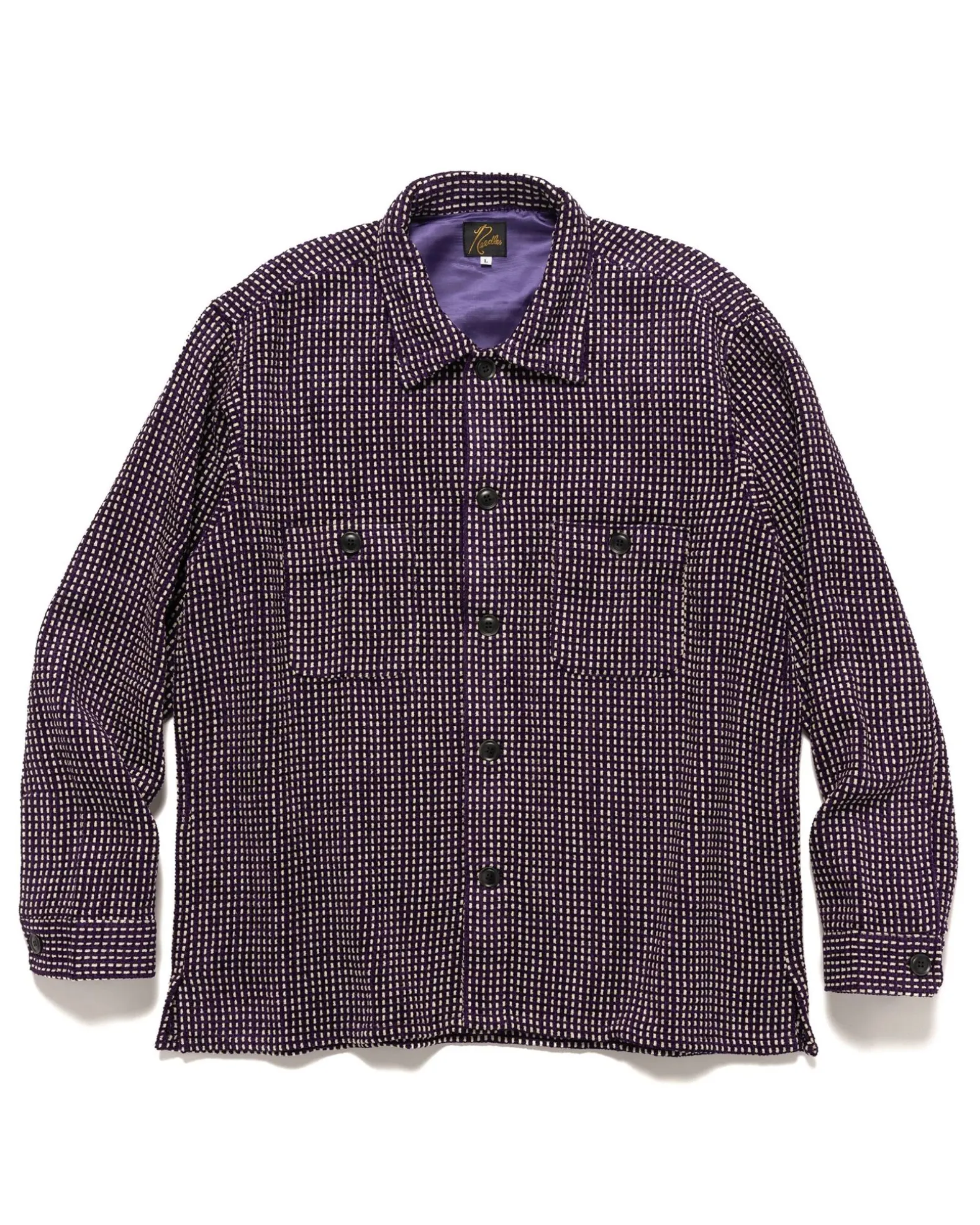 Smokey Shirt-Ac/Pe/W Mall Cloth Purple