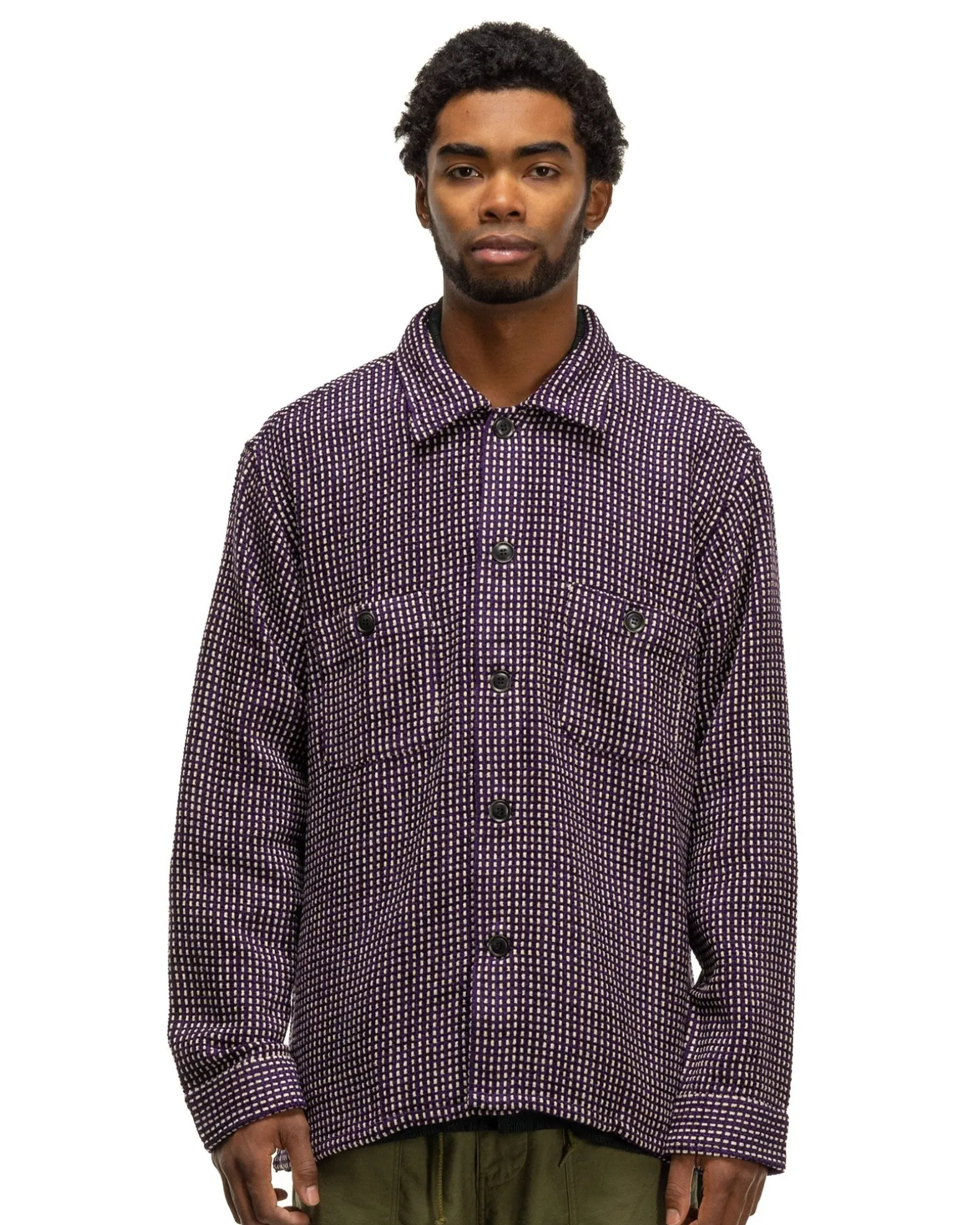 Smokey Shirt-Ac/Pe/W Mall Cloth Purple