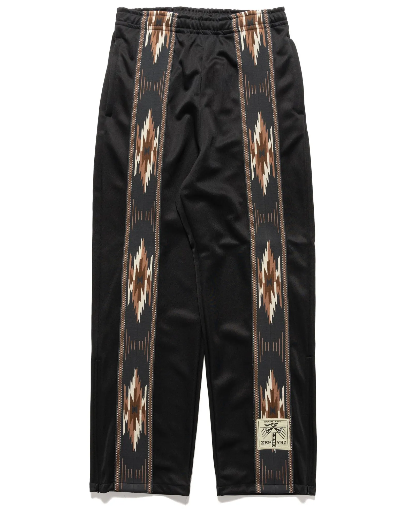 Smooth Jersey Kochi & Zephyr Straight Pants (Front Line) Black