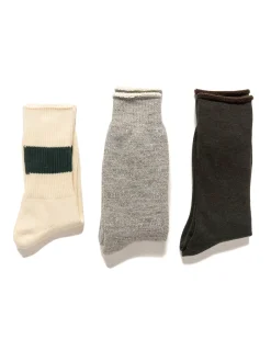 Special Trio Socks Green