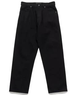 Station Pant-Suvin Cotton Denim Black